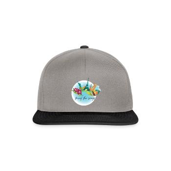 Voyages - Casquette snapback - gris graphite/noir - Devant