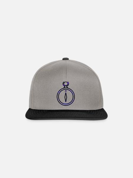 Kompass - Snapback Cap - Graphit/Schwarz