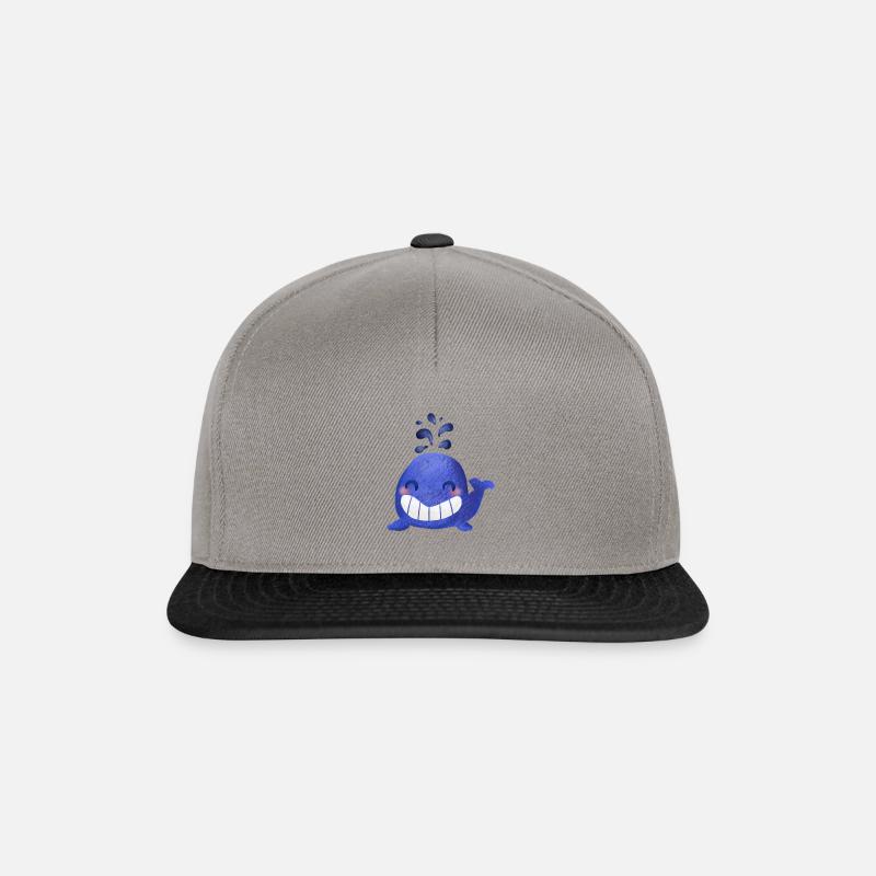 WALCHEN - Casquette snapback - gris graphite/noir
