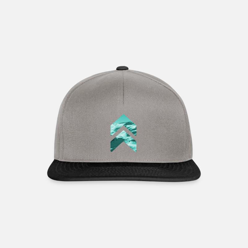 Berg - Snapback Cap - Graphit/Schwarz