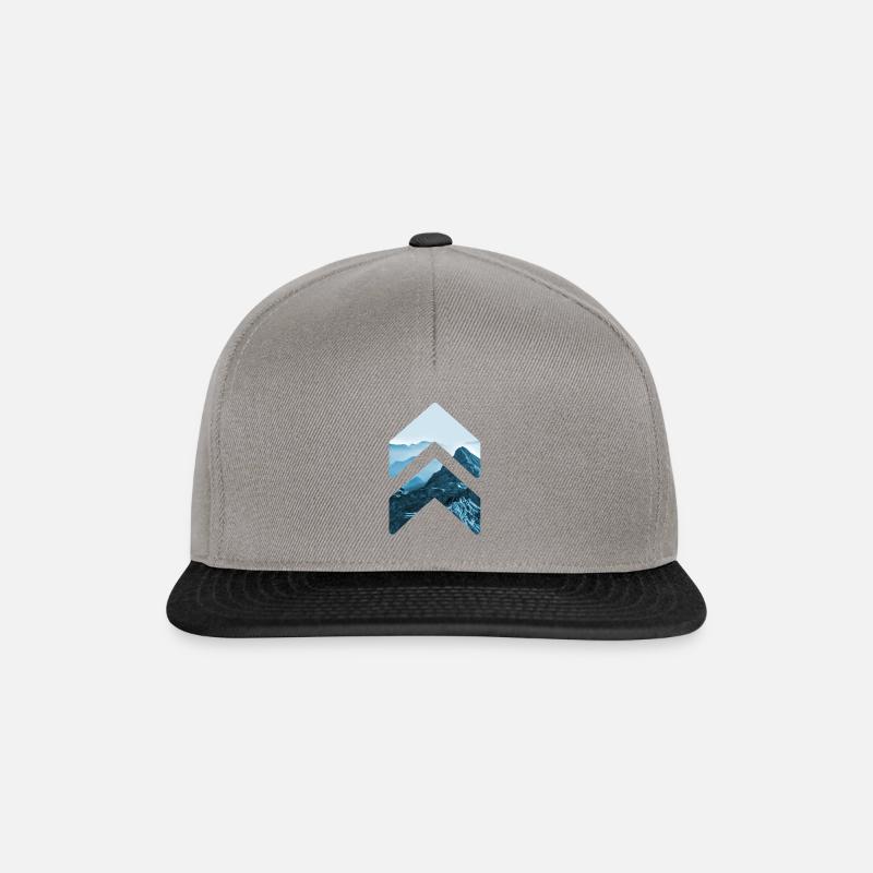 Berg - Snapback Cap - Graphit/Schwarz