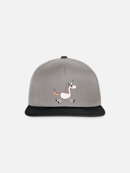 Einhorn - Snapback Cap - Graphit/Schwarz