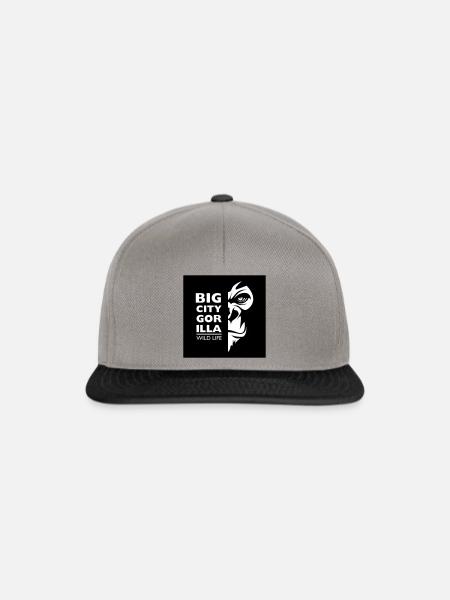 Big city gorilla - Snapback Cap - Graphit/Schwarz