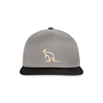 Kangaroo - Snapback Cap - graphite/black - Front