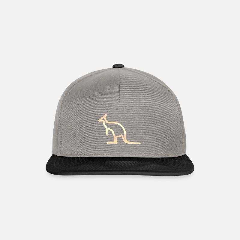 Känguru - Snapback Cap - Graphit/Schwarz