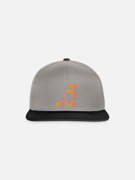 Känguru - Snapback Cap - Graphit/Schwarz
