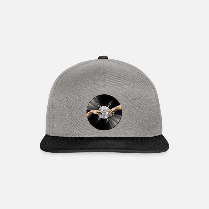 Da Vinyl • Respect Vinyl - Snapback Cap - Graphit/Schwarz