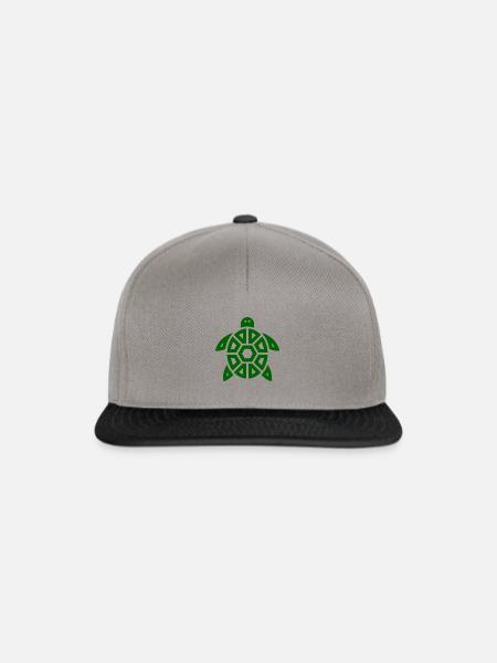 Schildkröte - Snapback Cap - Graphit/Schwarz