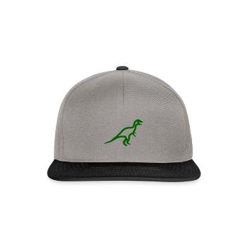 Dinosaur - Snapback Cap - graphite/black - Front
