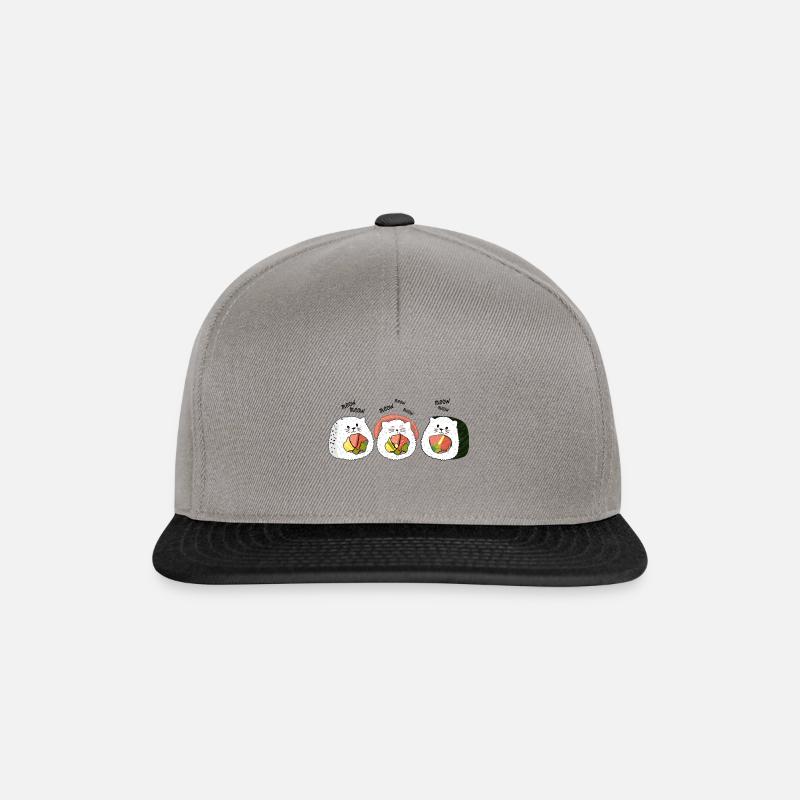 Sushi Cats - Snapback Cap - Graphit/Schwarz