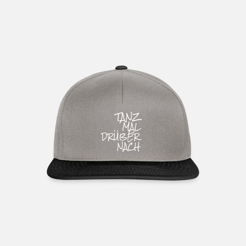 Dance over it - Snapback Cap - graphite/black
