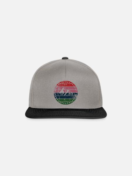Berg - Snapback Cap - Graphit/Schwarz