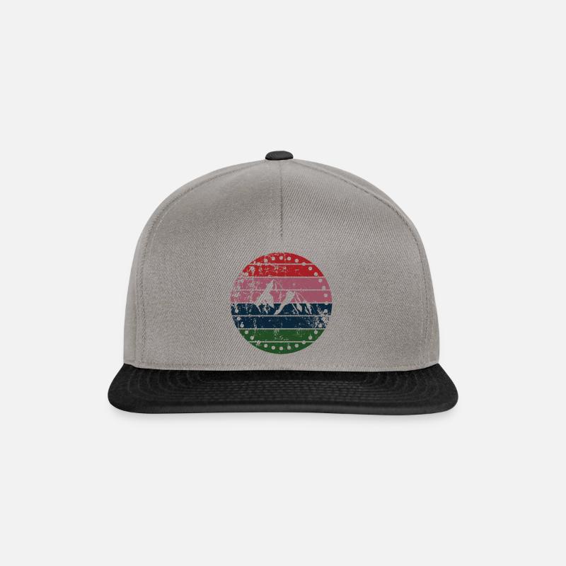 Berg - Snapback Cap - Graphit/Schwarz
