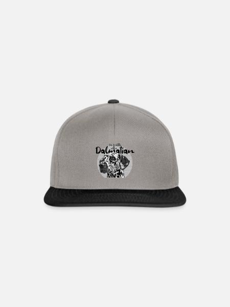 Dalmatiner - Snapback Cap - Graphit/Schwarz