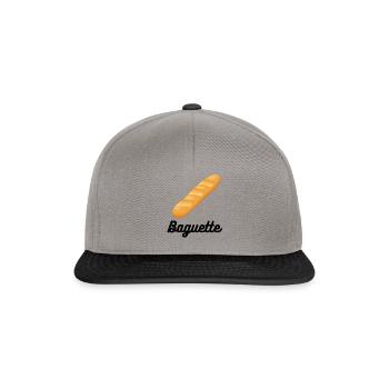 - Baguette. - Snapback Cap - Graphit/Schwarz - Vorne
