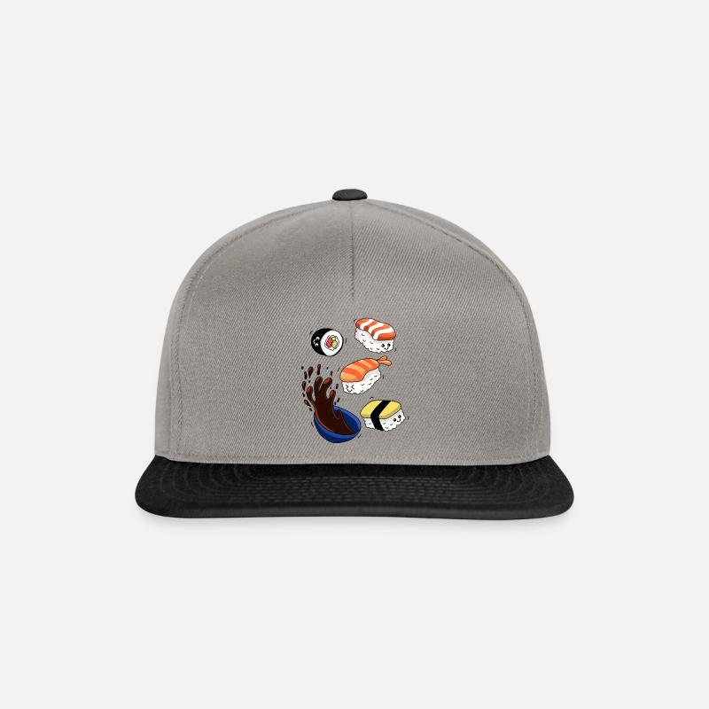 I Love Sushi - Snapback Cap - graphite/black