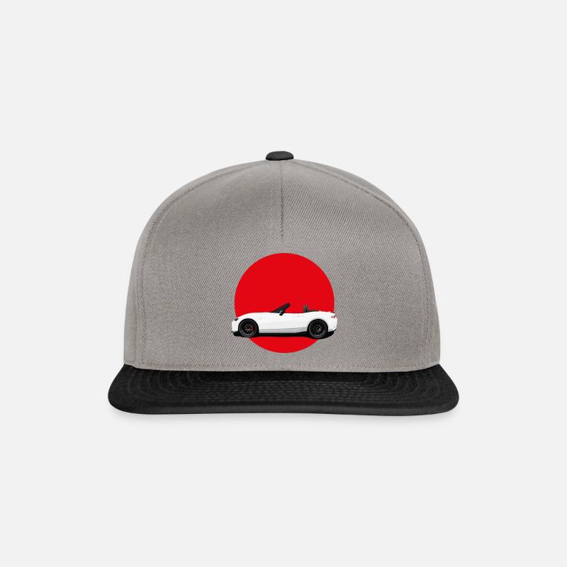 JDM MX-5 Miata - Snapback Cap - Graphit/Schwarz