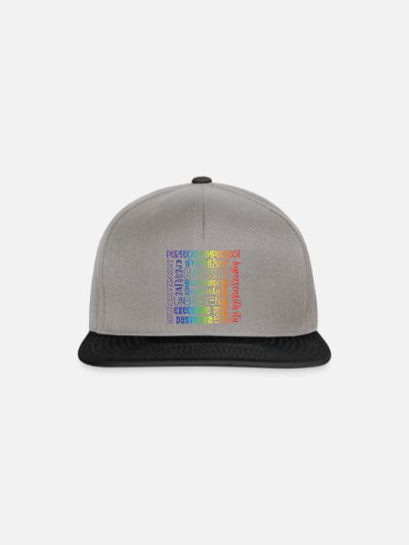Neurodivergent - Snapback Cap - Graphit/Schwarz
