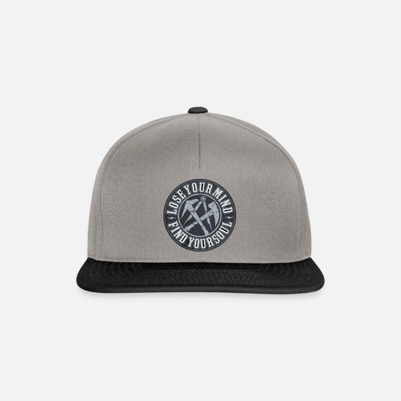 Couvreur - Casquette snapback - gris graphite/noir