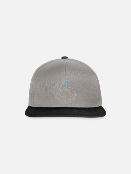 earth - Snapback Cap - Graphit/Schwarz