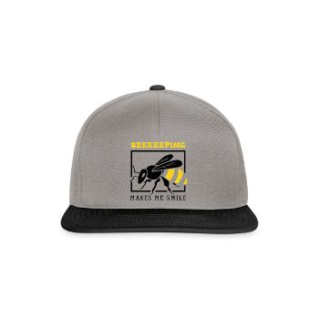 Apiculteur Apiculteur Apicole - Casquette snapback - gris graphite/noir - Devant