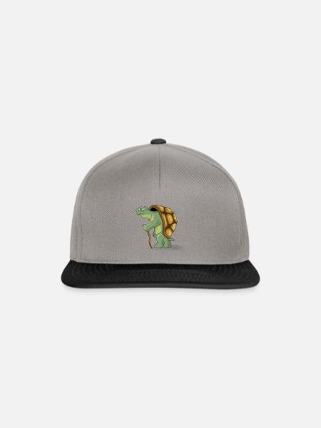 Die alte Schildkröte - Snapback Cap - Graphit/Schwarz