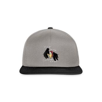 Je suis Fine Alles Gut Noël Corbeau de Noël - Casquette snapback - gris graphite/noir - Devant