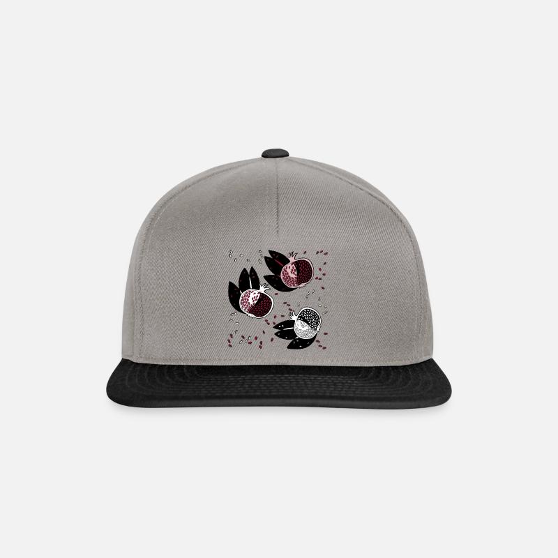 Pomegranates - Snapback Cap - graphite/black