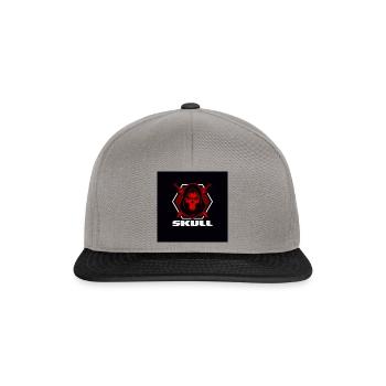 Skull - Snapback Cap - Graphit/Schwarz - Vorne