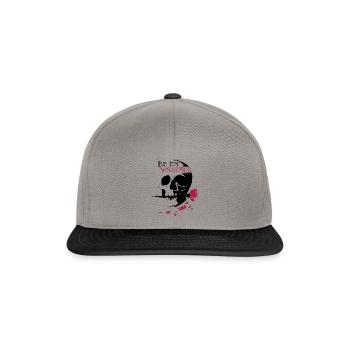 Be my valentine - sois mon valentin - Casquette snapback - gris graphite/noir - Devant