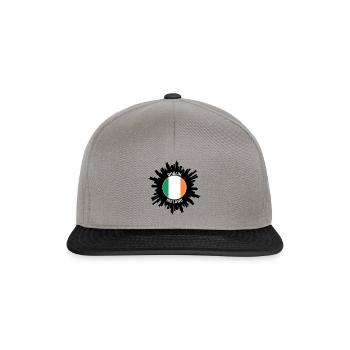 Dublin Skyline Irlande Flag Souvenir de voyage - Casquette snapback - gris graphite/noir - Devant