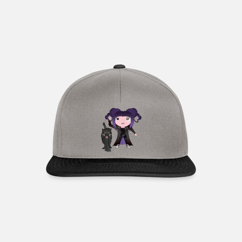 Lana - Snapback Cap - Graphit/Schwarz