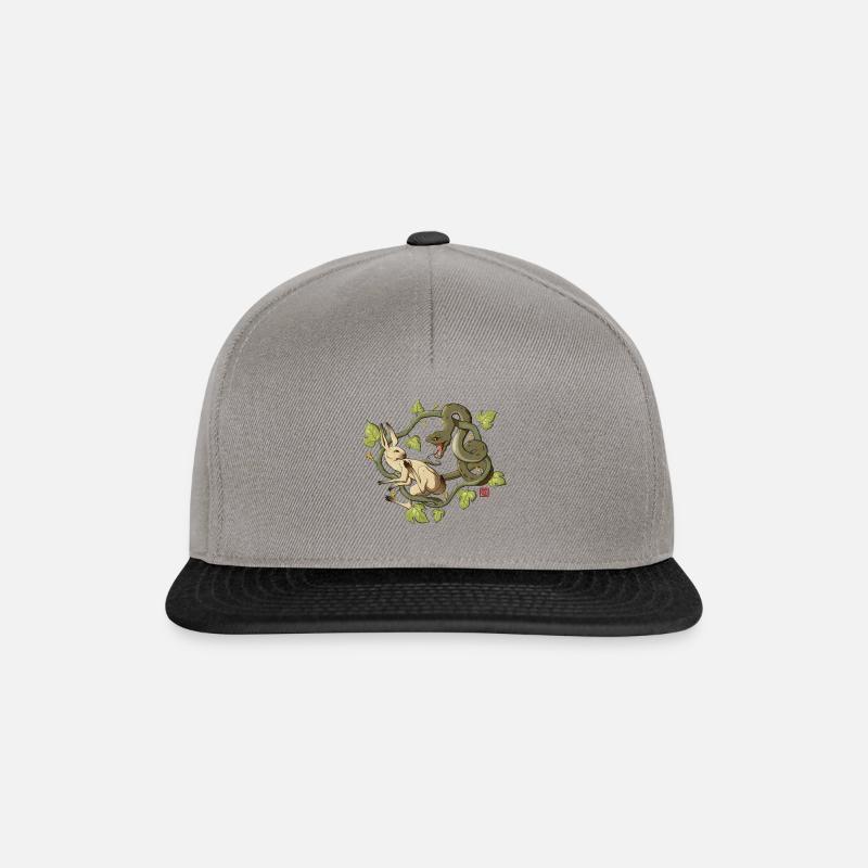 Scurry noback - Casquette snapback - gris graphite/noir