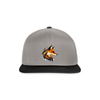Fuchs - Snapback Cap - Graphit/Schwarz - Vorne