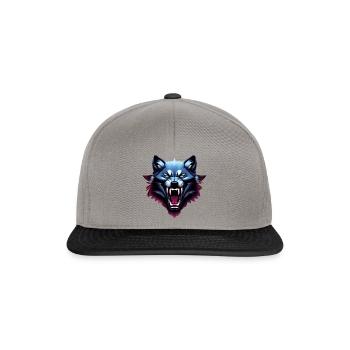 wolf - Snapback Cap - graphite/black - Front