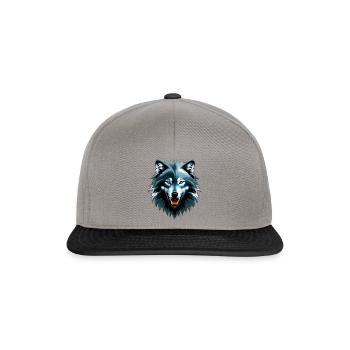 Wolf - Snapback Cap - Graphit/Schwarz - Vorne