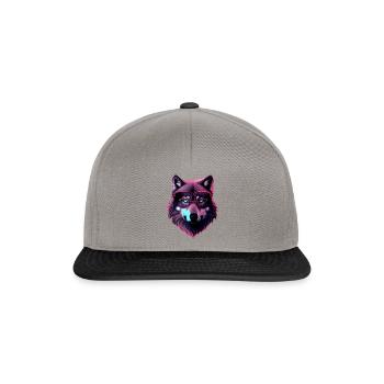 Wolf - Snapback Cap - graphite/black - Front