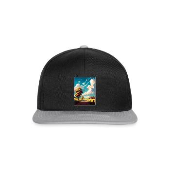 Skane Sweden Vintage Travel Poster WPA Souvenir - Snapback Cap - black/grey - Front