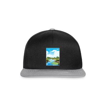 Parc national des Tablas de Daimiel Espagne Souvenir - Casquette snapback - noir/gris - Devant
