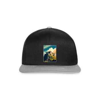 Stirling Scotland Castle Vintage Travel Poster WPA - Casquette snapback - noir/gris - Devant