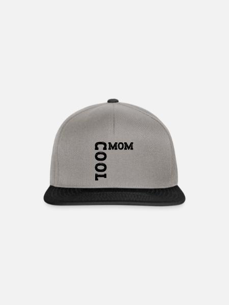 Cool Mom Mutter Geschenk - Snapback Cap - Graphit/Schwarz