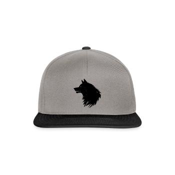 Tête de Loup - Casquette snapback - gris graphite/noir - Devant