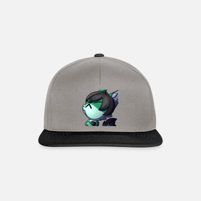 Boude - Casquette snapback - gris graphite/noir