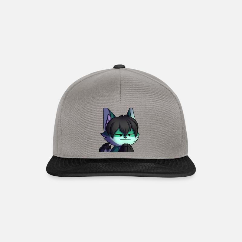 Smirk - Casquette snapback - gris graphite/noir