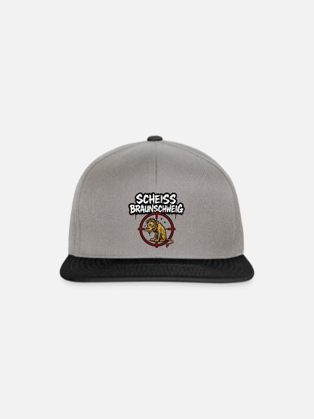 ANTI Braunschweig Alter Löwe - Snapback Cap - Graphit/Schwarz