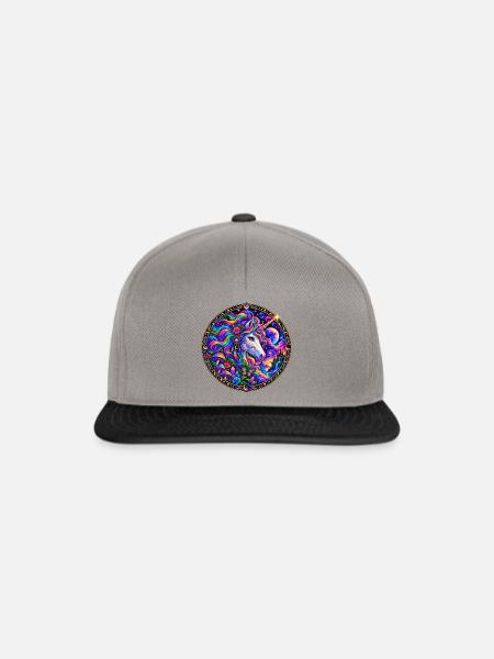 Einhorn - Snapback Cap - Graphit/Schwarz