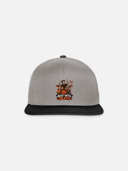 Schlag bis zum Tod - Snapback Cap - Graphit/Schwarz