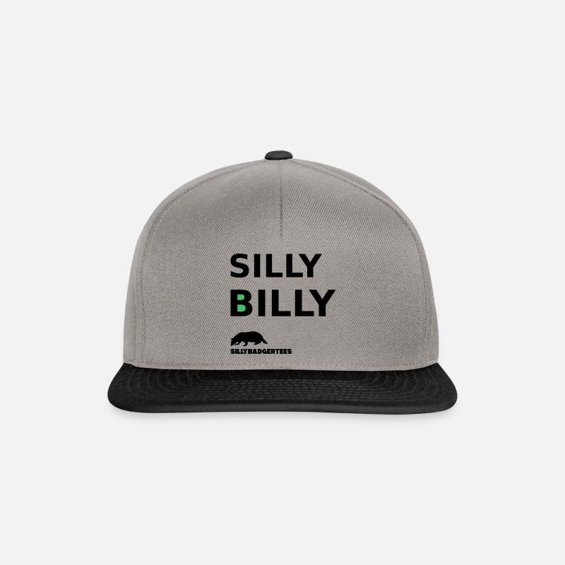 Dummer Billy - Snapback Cap - Graphit/Schwarz