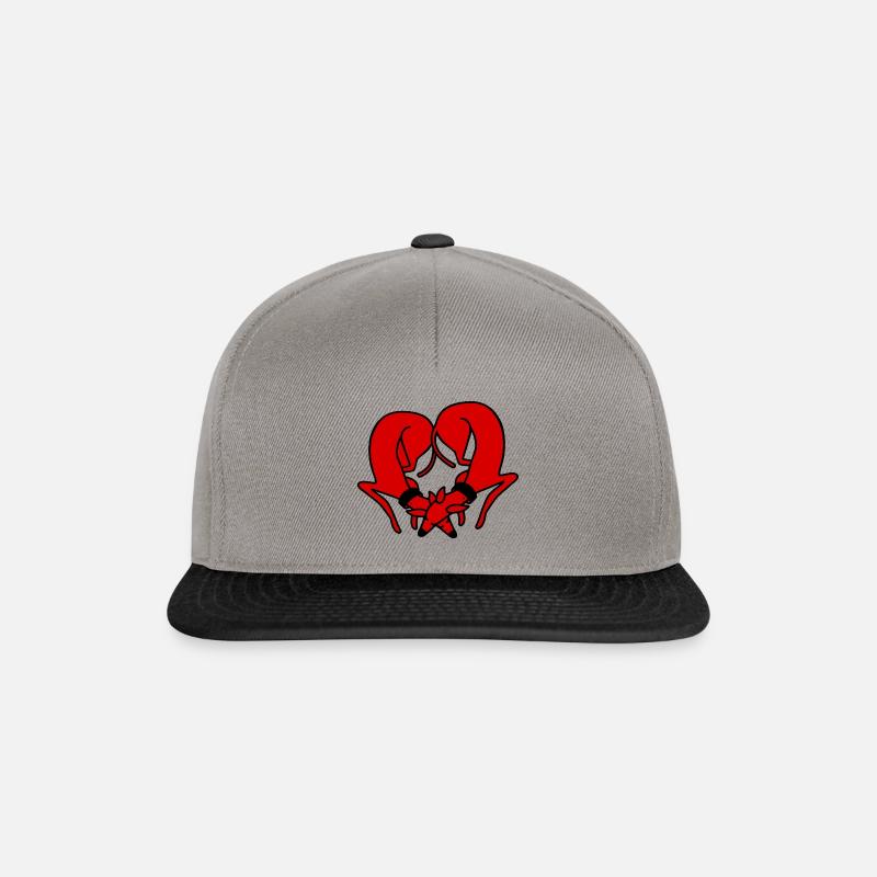 Greyhound Love - Snapback Cap - Graphit/Schwarz