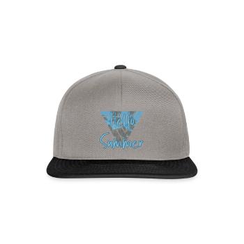 Sommer - Snapback Cap - Graphit/Schwarz - Vorne